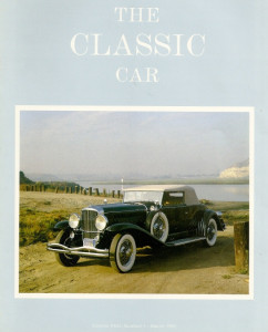 THE CLASSIC CAR 1983 MAR - DUSENBERG J259, 154 MURPHY VICTORIA, WILLS St CLAIRE